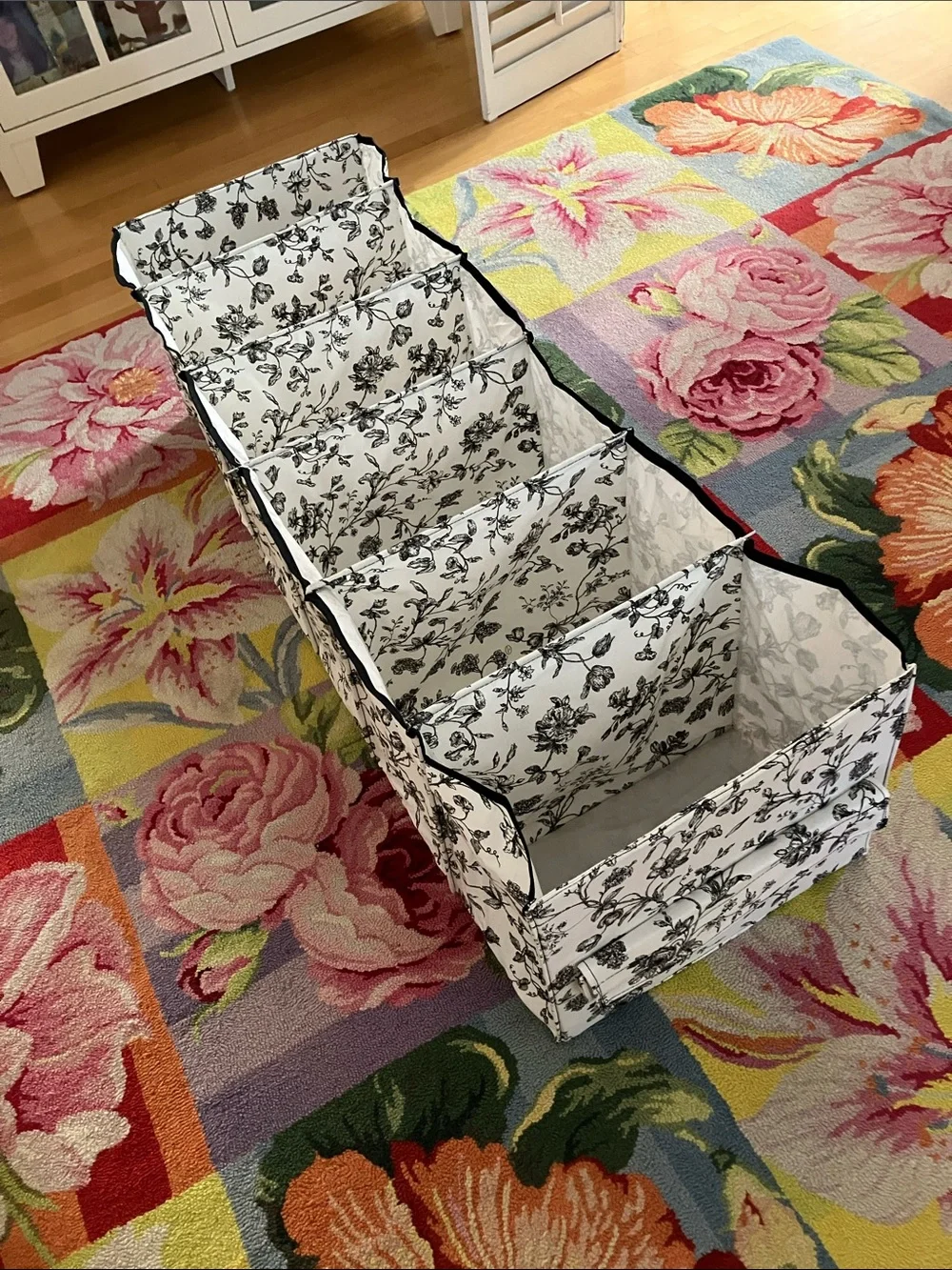 Closet Organizer With 6 Sturdy Compartments.